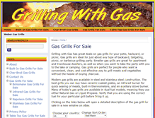 Tablet Screenshot of grillingwithgas.com